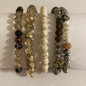 Set of 5 Erimish bracelets